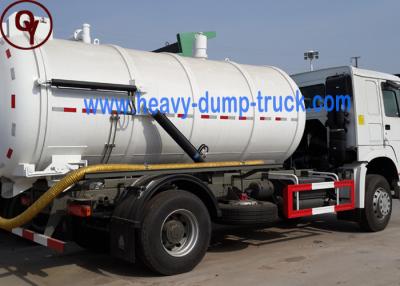 China OEM Vacuum Sewage Exhauster Trucks , High Performance Suction Vehicle for sale