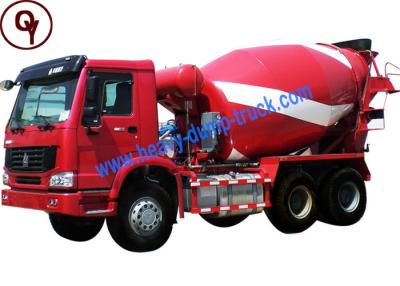 China HOWO Ten Tires Concrete Mixing Transport Trucks 10m3 Dimensions Model for sale