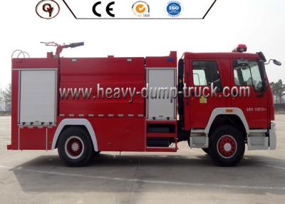 China High Pressure Water Fire Engine Rescue Fire Truck HOWO 4x2 Euro 4 Emission Standard for sale