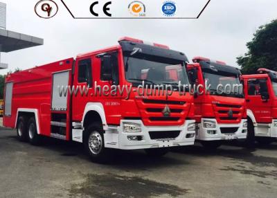 China 6X4 4x2 336 Hp Power Howo Firefighter Truck With Foam Tank And Water Tank for sale