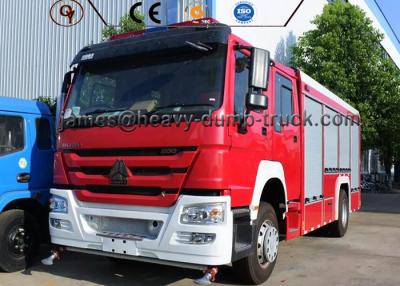 China Professional Water Tank Fire Fighting Vehicle , Rescue Fire Engine Fire Truck for sale