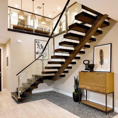 China Modern Construction Supplies Iron Steel Rods Staircase Mono Beam Stringer Stairs Space Saving Stair Inside for sale