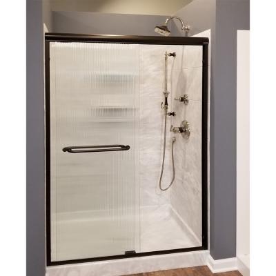 China Modern High Quality10mm Bathtub Frameless Single Sliding Handle Shower Door Roller Glass Pivot Bathroom for sale