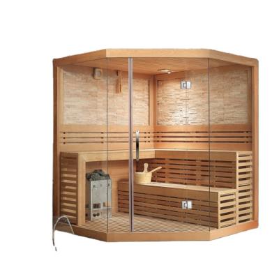 China Computer control panel hot sale outdoor steam sauna room and hot sale home sauna room for sale