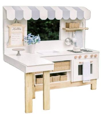 China Good little easily assembled solid wood playhouse for girl in house kids playhouse for sale