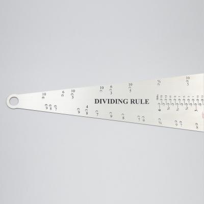 China Custom Stainless Steel Stainless Steel Hairline Etching Ruler, Classic Style For Measuring Tool for sale