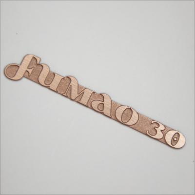 China By Inquiry Custom Hairline Copper Nameplates, Create Simple, Timeless Appeal for sale