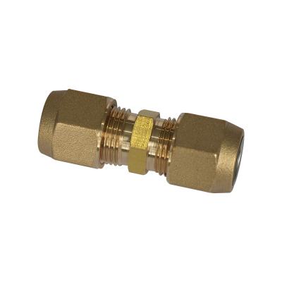 China Pipe lines connect good effect brass compression fittings sealant for pe pipe connector for sale