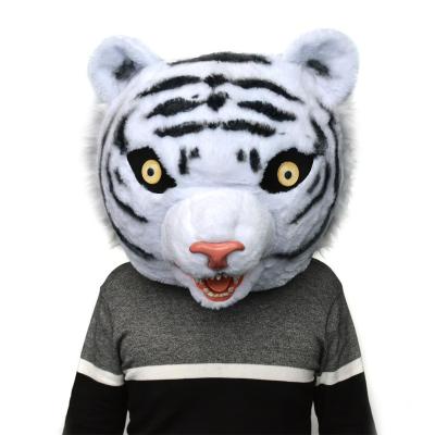 China PVC Big Big Head Animal Mask For Game Party Tiger for sale