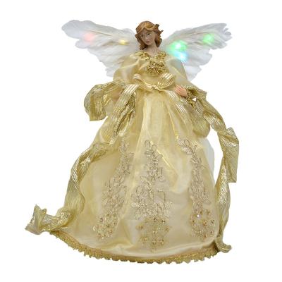 China Gifts for Kids Red Angel with Wings 2022 Hot Sale Plastic Figurine Best Christmas Tree Ornament Christmas Design for sale