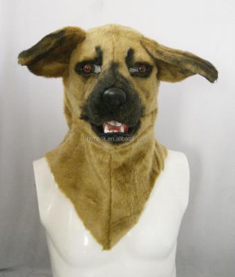 China Furry Animal Party Mask - Movable Party Mask Halloween Party Mask Yellow Mouth Dog for sale