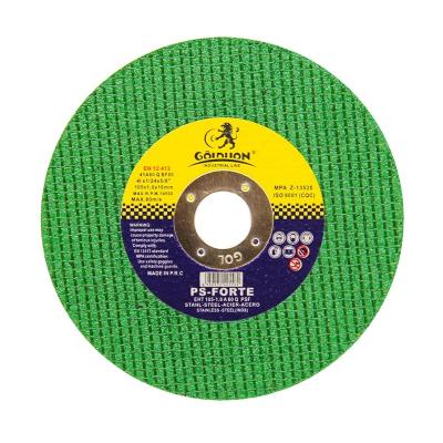 China Factory Customized 4 Inch Metal Cutting Steel GOLDLION Stainless Steel Green Abrasive Wheel Disc for sale