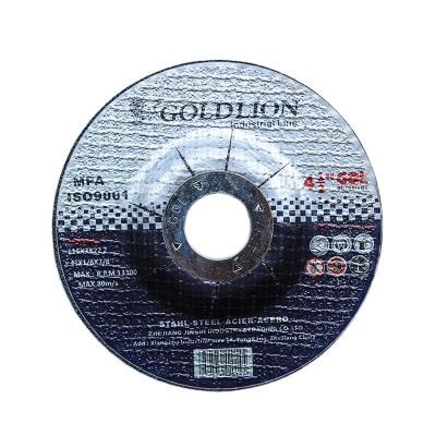 China High Performance T42 115mm Metal GOLDLION Metal Cutting Abrasive Disc Wheel for sale