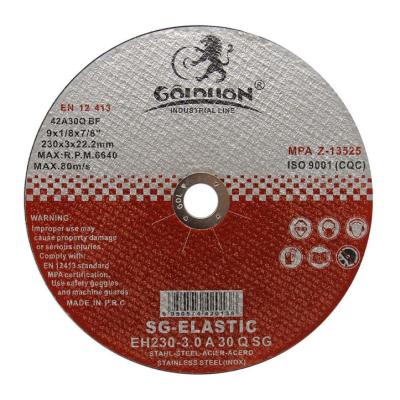 China High Quality Goldlion Carbon Steel Metal Abrasive Cutting Disc Korea Cutting Wheel Metal Grinding Wheel for sale