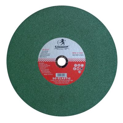 China GOLDLION metal 350mm 14 inch green color single net yongkang OEM stainless steel cutting wheel disc grinding wheel for sale