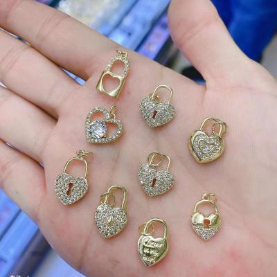 China New Design Gold Mother's Day Gift Brass Micro Zircon Star Heart Shape Stud Earrings Jewelry Set TRENDY for sale