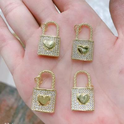 China New Design Gold Mother's Day Gift Brass Micro Zircon Star Heart Shape Stud Earrings Jewelry Set TRENDY for sale