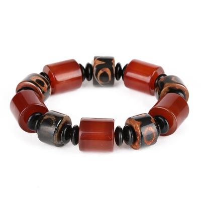 China Trendy Fashion Personalized Jewelry Gemstone Bead Bracelet, Custom Natural Agate Stone Bracelet for sale