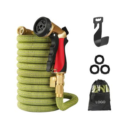 China Adjustable Lightweight Expandable Garden Hose with 7 Function Spray Nozzle for sale