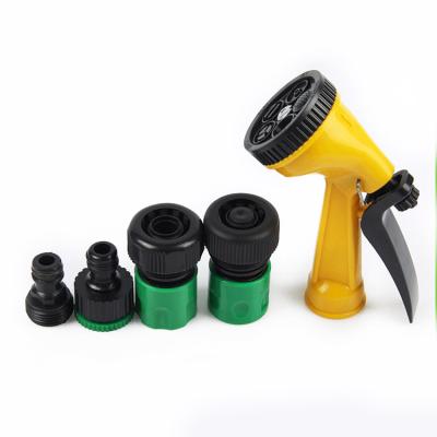 China Soft Grip ABS High Pressure Water Spray Gun Set For Garden Hose for sale