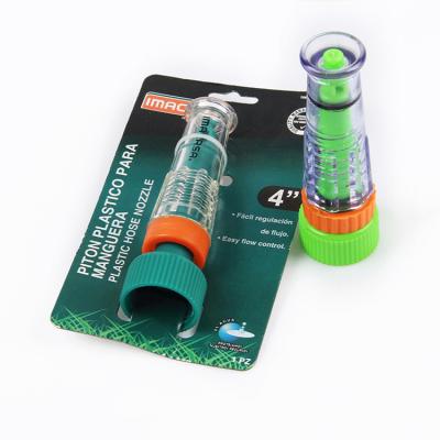 China Soft Handle Jet To Cone Hose Adjustable Nozzle Plastic Hose Spray Nozzle With Tied On Board for sale