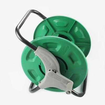 China Adjustable Eco-friendly Garden Hose Reel Easy Operating Parts Stand Back Water Hose Reel Cart for sale