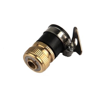 China Garden Irrigation Hose Quick Connect 2021 TPR+Universal Hose Metal Hose Quick Connector 1/2 Inch Connector With Cap Garden for sale