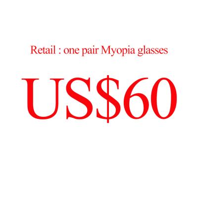 China Care For Myopia Vintage Frame Optical Glass Frames Unisex Titanium Round Men for sale