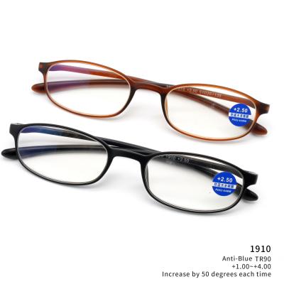 China Care for myopia presbyopia TR90 reading blue light blocking glasses 1910 for sale