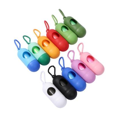 China Cheap Outdoor Plastic PP Travel Poop Dog Poo Bag Holder Carrier Dispenser Many Vivid Colors Viable for sale