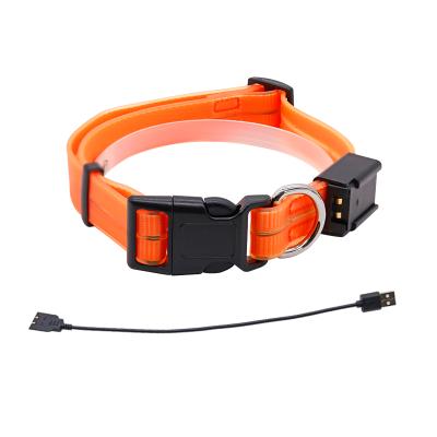 China DETACHED Electric Custom Dog Collar, Pet Accessories Dog Collar, Waterproof Replaceable Battery Cable Dog Collar for sale