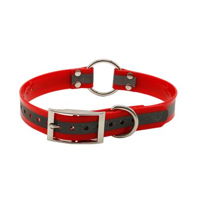 China Custom Personalized PUSH RELEASE Polyurethane TPU Dog Collar Reflective Supplies for sale