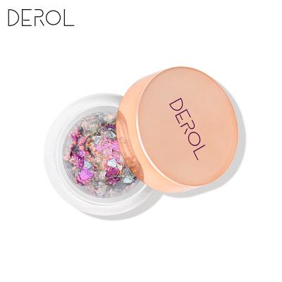 China OEM DEROL 8 Colors High Quality Waterproof Eyeshadow Palette 8 Color Waterproof Glitter Shimmer Waterproof And Sweat Proof Eyeshadow for sale