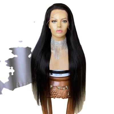 China Body Wave JOYWIGS HD Lace Up Staight Silky Hair Wigs For Black Women, Wholesale 13X4 Lace Headband Wig With Long Side Part for sale