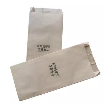 China Recyclable Disposable Custom Printed Food Grease Bag Paper Packaging Restaurant Sandwich Wrapping Paper Bag for sale