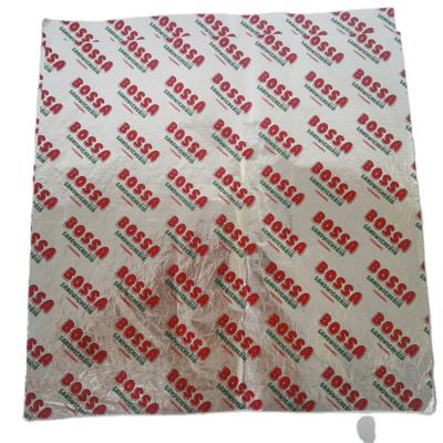 China China Factory Custom Printed Greaseproof Food Grade Hamburger Sandwich Foil Wrap Food Wrap Paper With Foil Layer for sale