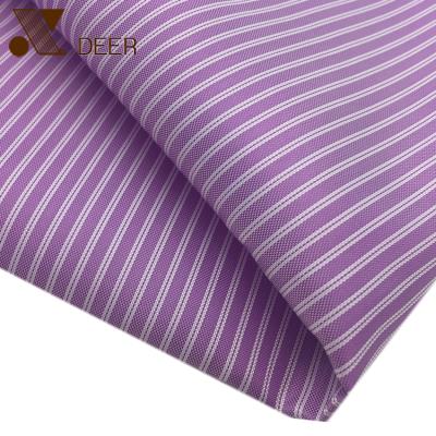 China Factory Retail 100% Poly Yarn Dyed Color Stripe Pattern Shrink-Resistant Woven Sleeve Lining For Jacket To South American for sale