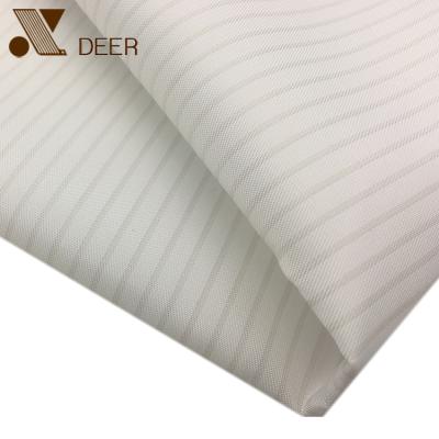 China Shrink-Resistant Ready To Ship 240T Taffeta 72GSM Woven 100% Polyester Cheaper Stripe Pattern Sleeving Stripe Fabric For Suit for sale