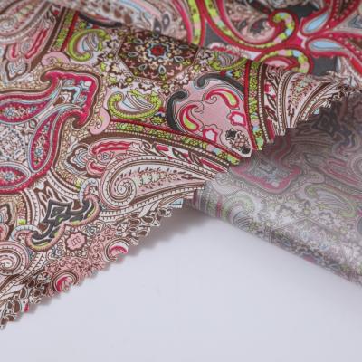 China Printed 100% Polyester Shrink-Resistant Material Scratching Fabric For Clothing Lining Textile for sale