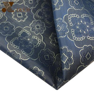 China Shrink-Resistant 100% Polyester Dobby Design Jacquard Lining Fabric For Jacket for sale