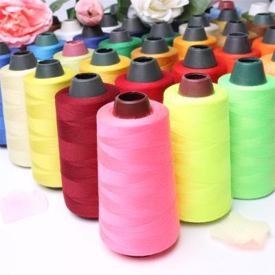 China High quality 100% waterproof sewing thread factory price 40s/2 polyester sewing thread yarn for garment for sale