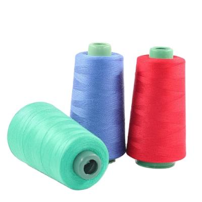 China 100% Spun Waterproof Polyester Sewing Thread 50/2 Rainbow Polyester Filament Sewing Thread Raw Price for sale