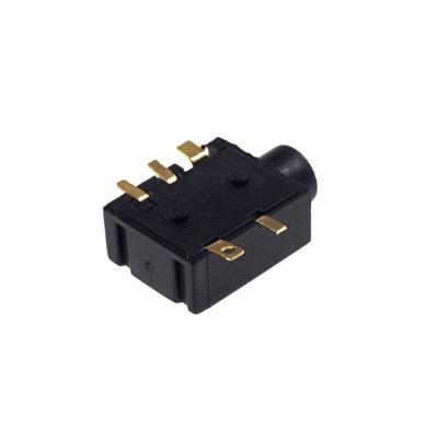 China Inner Receptacle 3.5 mm 3.5mm Plug Cross SJ1-3515-SMT SMD PJ-365 2 Switches TRS 5 Contacts Drivers Pole Stereo Audio Phone Jack 3 for sale