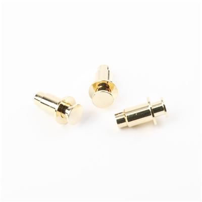 China Precision MEDICAL Custom Electrical Brass Contact Pogo Single Spring Pin For PCB for sale