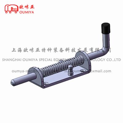 China Mild Steel Trailer Spring Bolt Push Bolt Lock Spring Bolt Latch 141210AM for sale