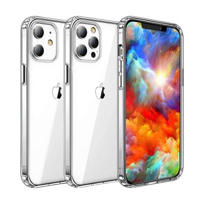 China Wholesale Shockproof Soft Shockproof Plated Clear TPU Bumper Cell Phone Cases For iPhone 11 12 13 14 pro max for sale