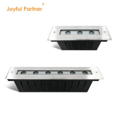 China Luz LED subterránea con recubrimiento 2700k - 6500k IP67 Luz de lavado de pared lineal en venta