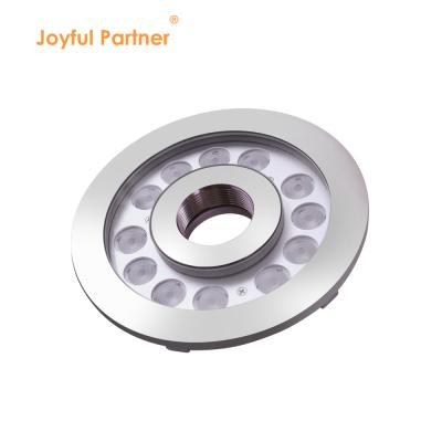 China Luz de anillo de fuente LED IP68 24W de acero inoxidable Luz submarina en venta