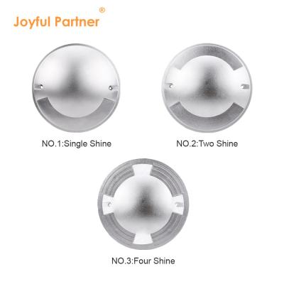 China Joyful Lamp IP67 Diameter 70mm 3W Surface Mount Lamp Recessed Driveway LED Lights With Two Years Warranty for sale