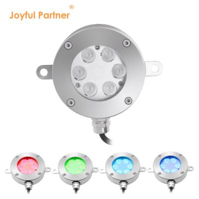 China IP68 Luces de fuente LED de alta potencia Soportes de cuerpo de acero inoxidable a prueba de agua DMX512 en venta